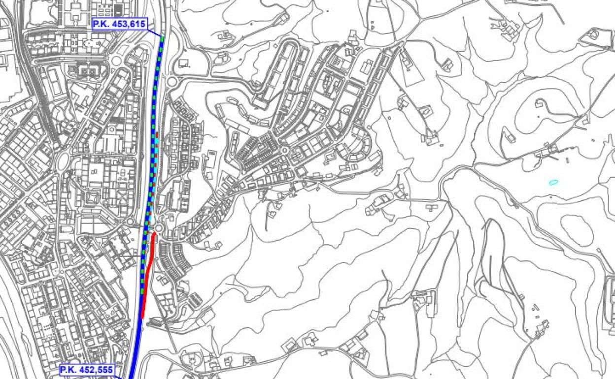 Afecciones este fin de semana en la N-1 en Lasarte-Oria por obras