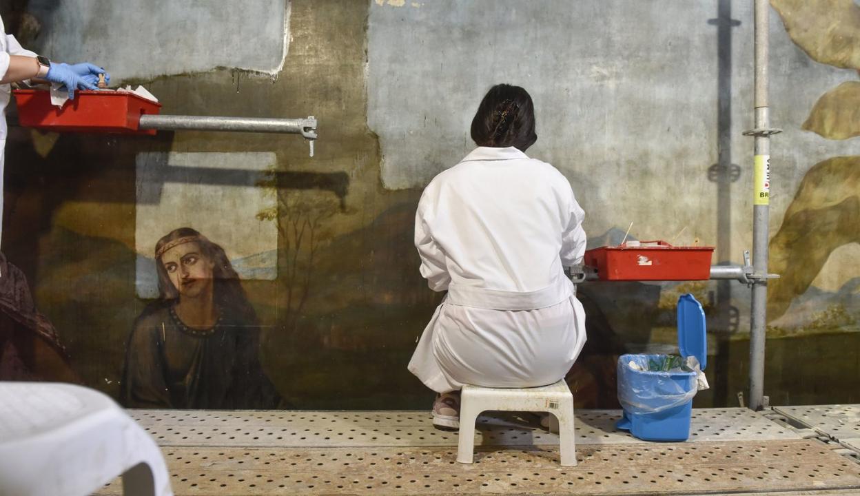 El proceso de restauración se ha iniciado estas semanas y se prolongará hasta final del verano. 