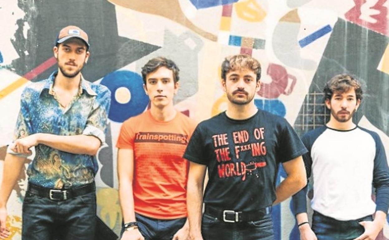 El cuarteto Impacto Vudú.