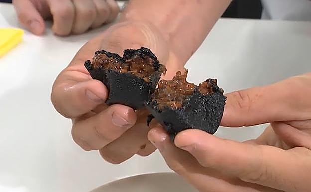 Receta de buñuelo de calamar de Nino Redruello