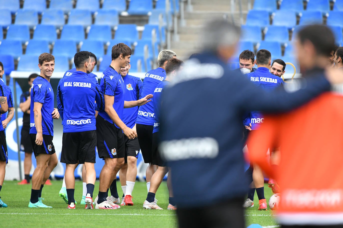 Fotos: Las mejores imágenes del entrenamiento de la Real Sociedad