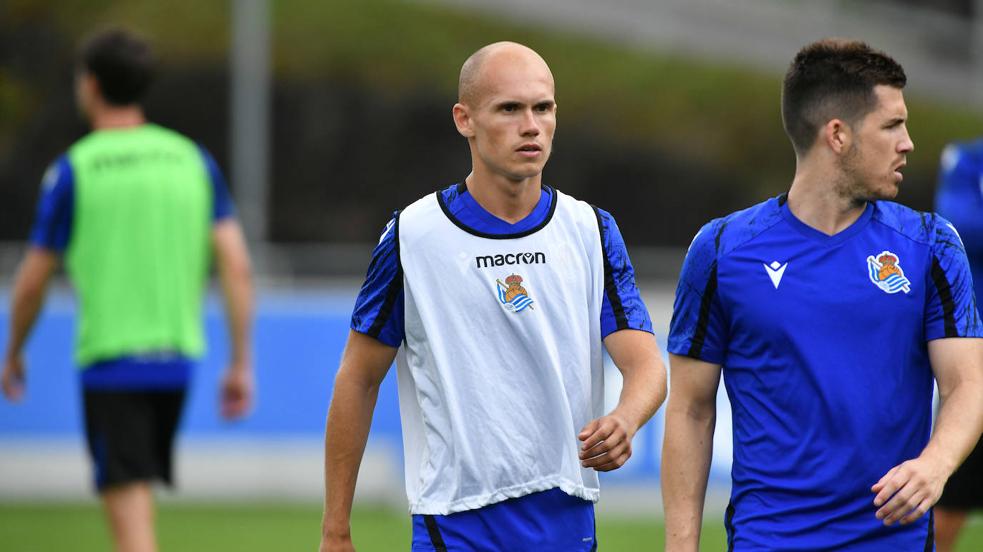 Las mejores imágenes del entrenamiento de la Real Sociedad