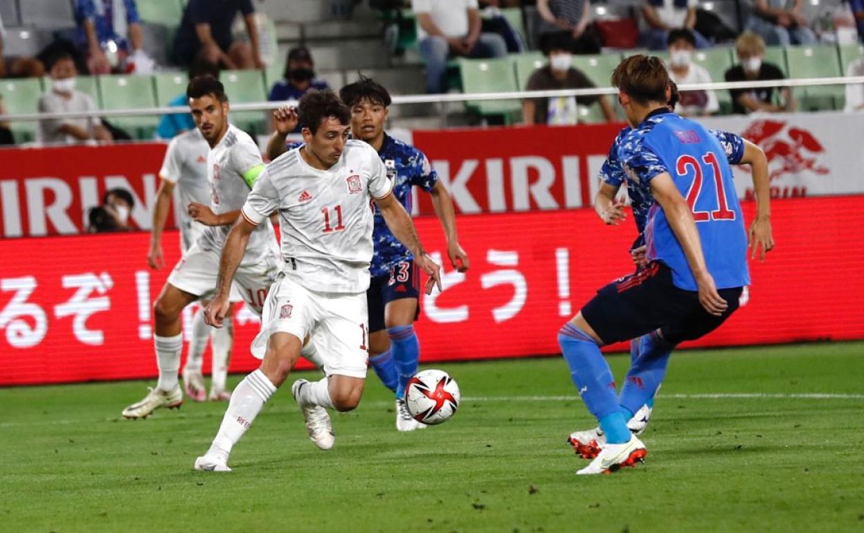 Juegos Olímpicos: Mikel Oyarzabal, Mikel Merino y Martín Zubimendi se estrenan con la olímpica con un empate