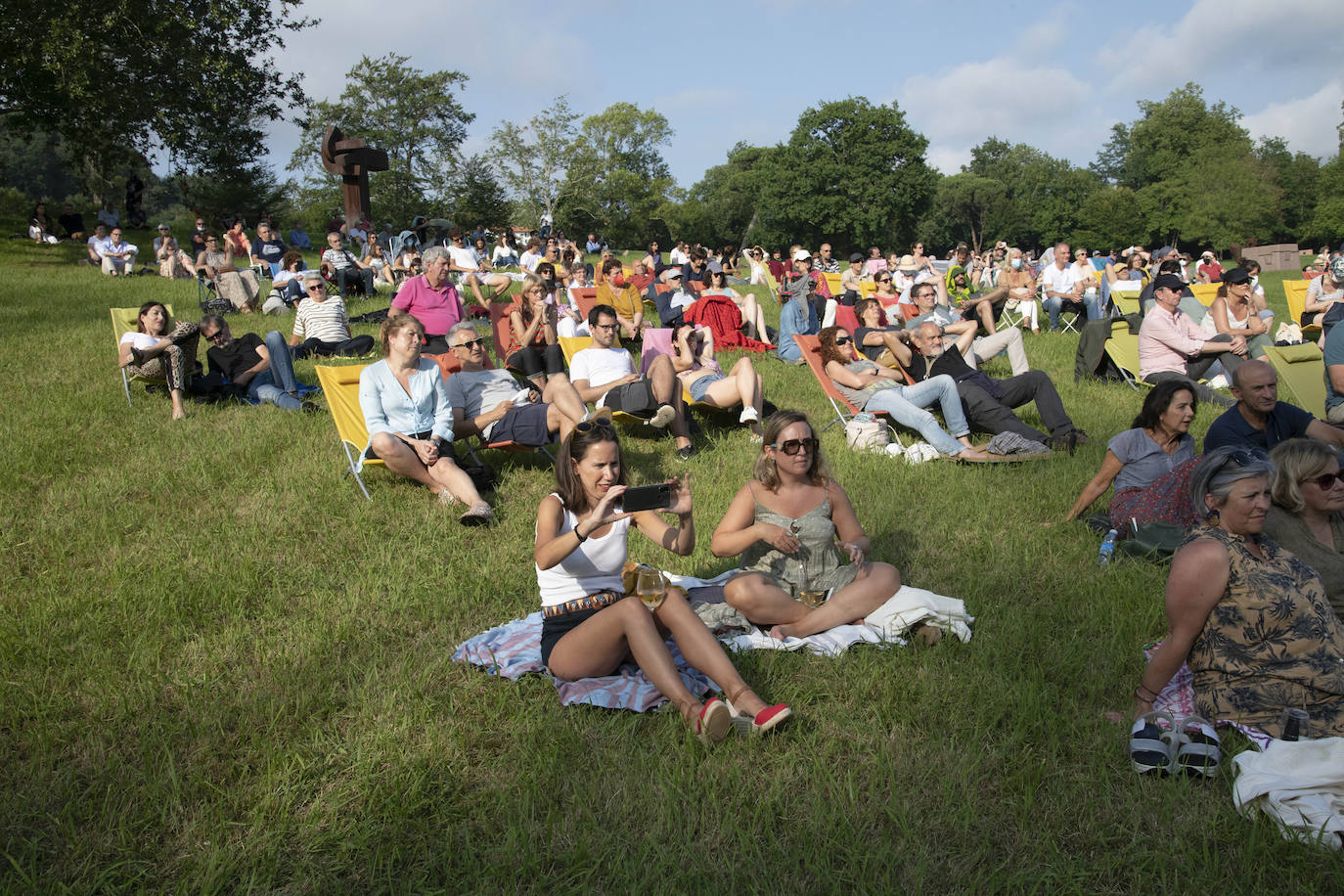 Fotos: Cécile McLorian en el concierto de adelanto del Jazzaldia