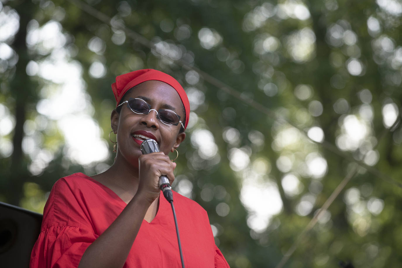 Fotos: Cécile McLorian en el concierto de adelanto del Jazzaldia