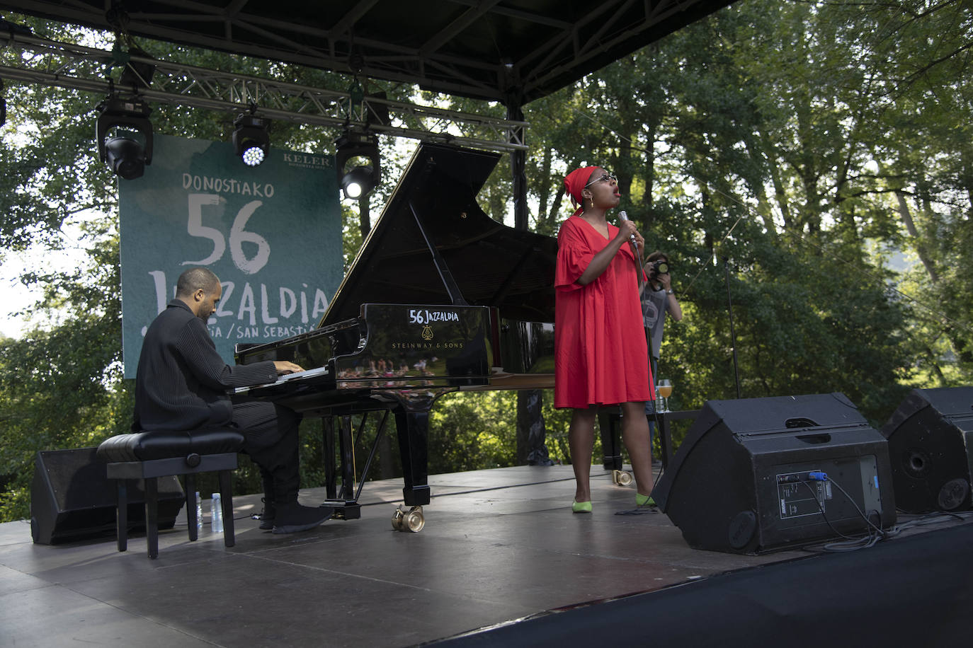 Fotos: Cécile McLorian en el concierto de adelanto del Jazzaldia