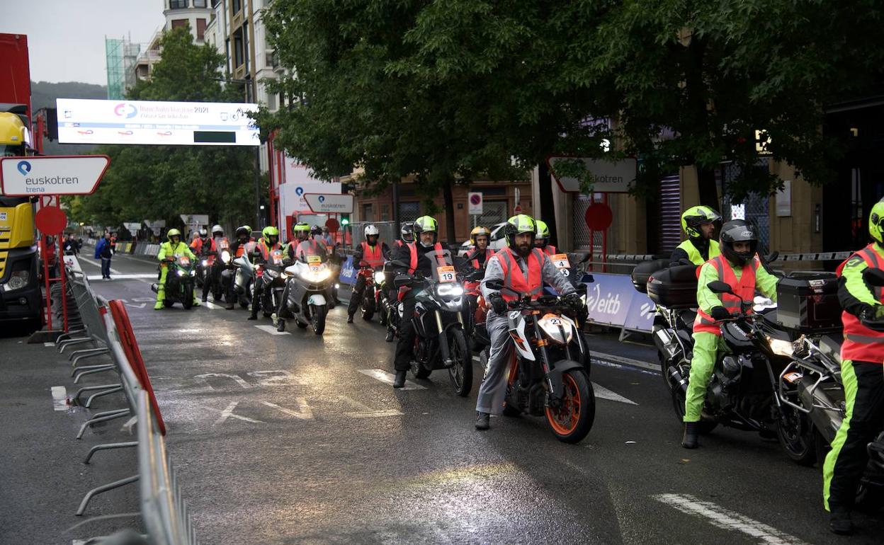 El ciclismo madruga hoy en el centro de Donostia