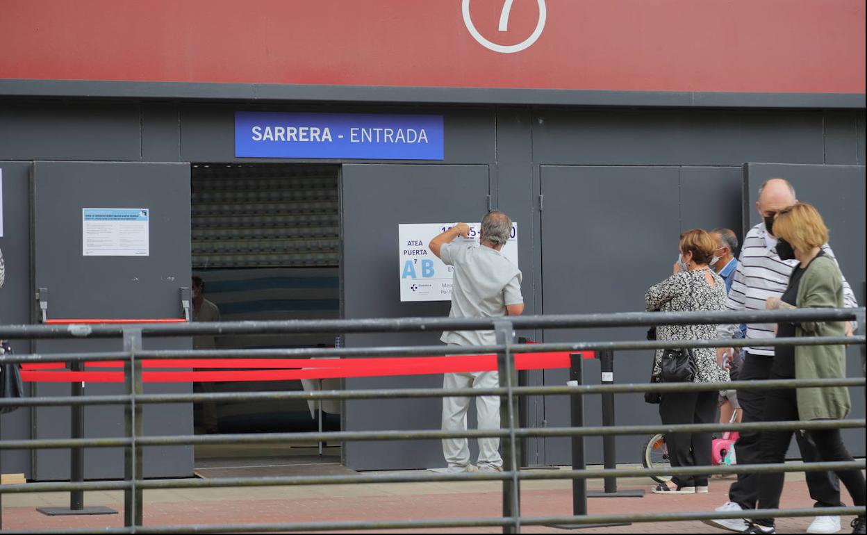Vacunódromo de San Sebastián. 