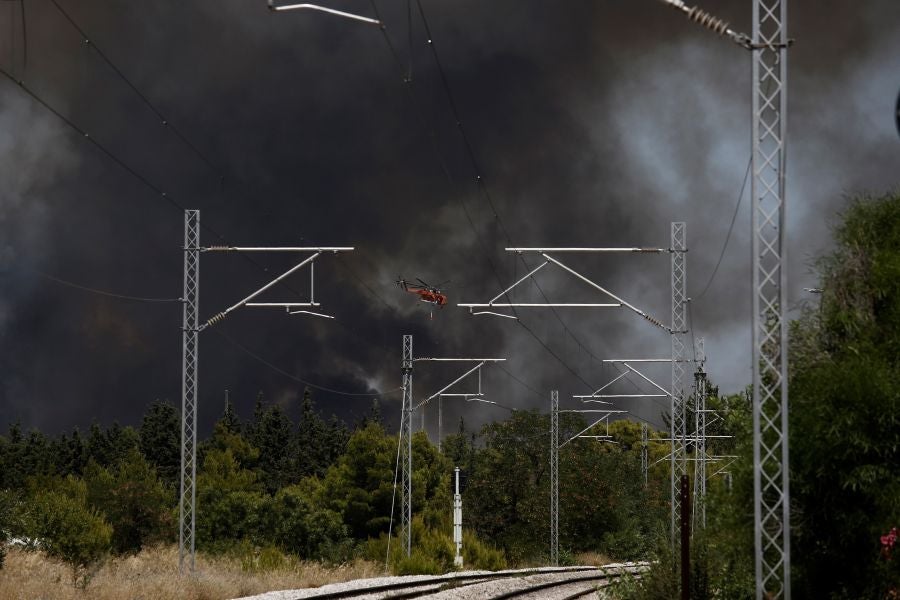 Fotos: Ola de calor en Grecia