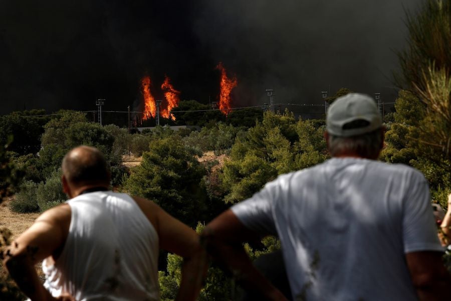 Fotos: Ola de calor en Grecia