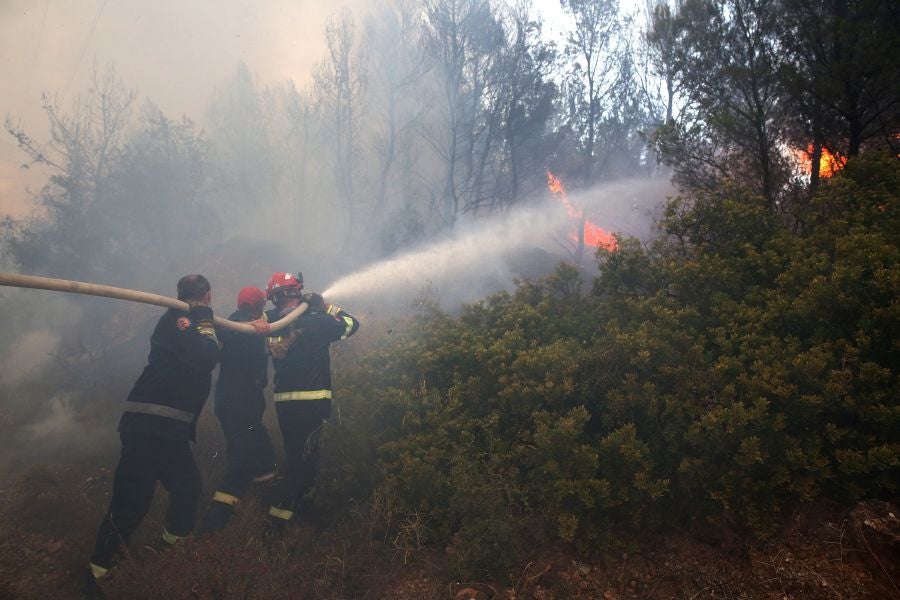 Fotos: Ola de calor en Grecia
