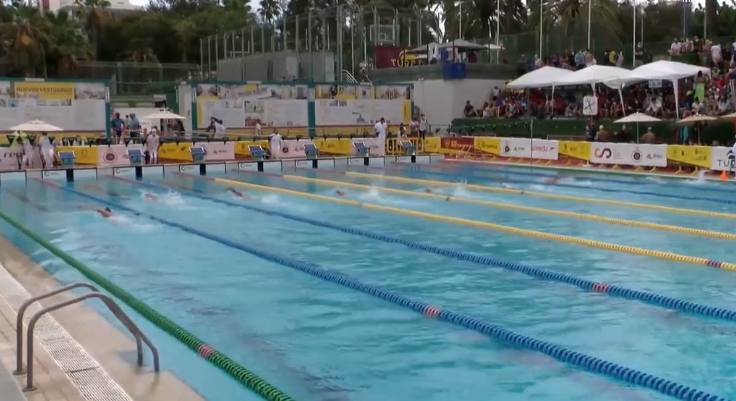 Campeonato de España de Natación en Las Palmas. 