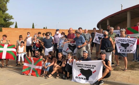 Andoni Murga, a su salida de prisión. 