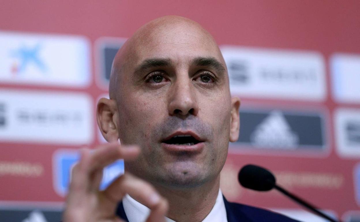 Luis Rubiales, presidente de la FEF. 