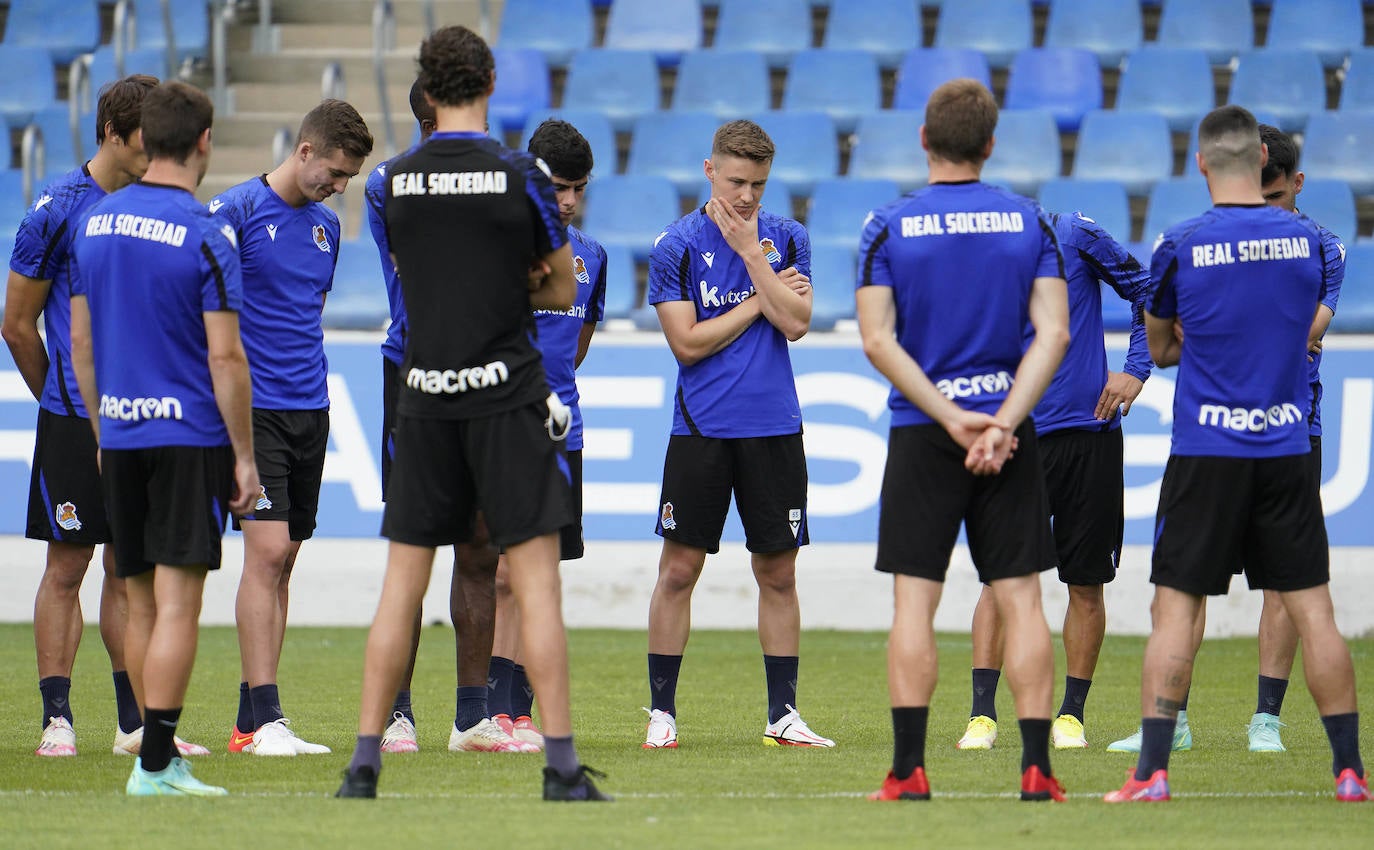 Fotos: Las mejores imágenes del entrenamiento de la Real Sociedad