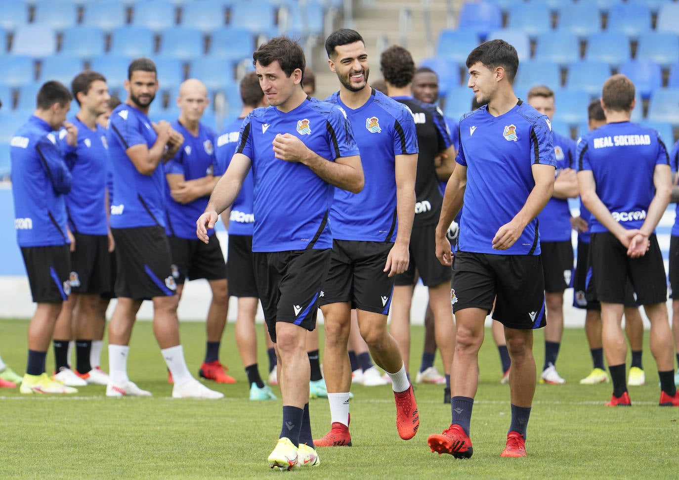 Fotos: Las mejores imágenes del entrenamiento de la Real Sociedad