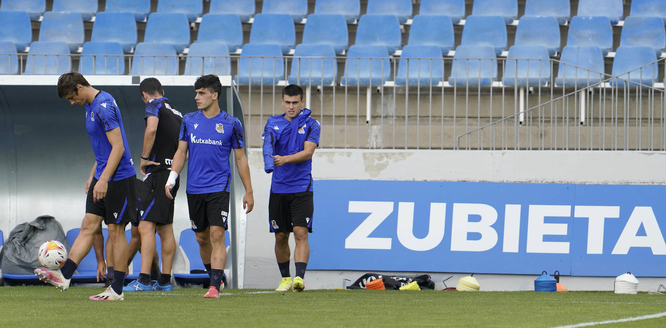 Fotos: Las mejores imágenes del entrenamiento de la Real Sociedad