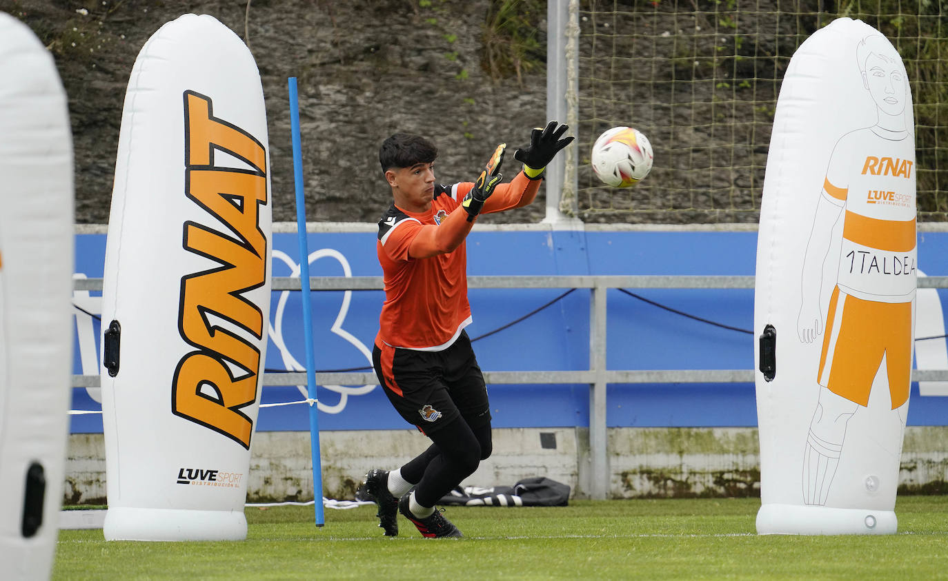 Fotos: Las mejores imágenes del entrenamiento de la Real Sociedad