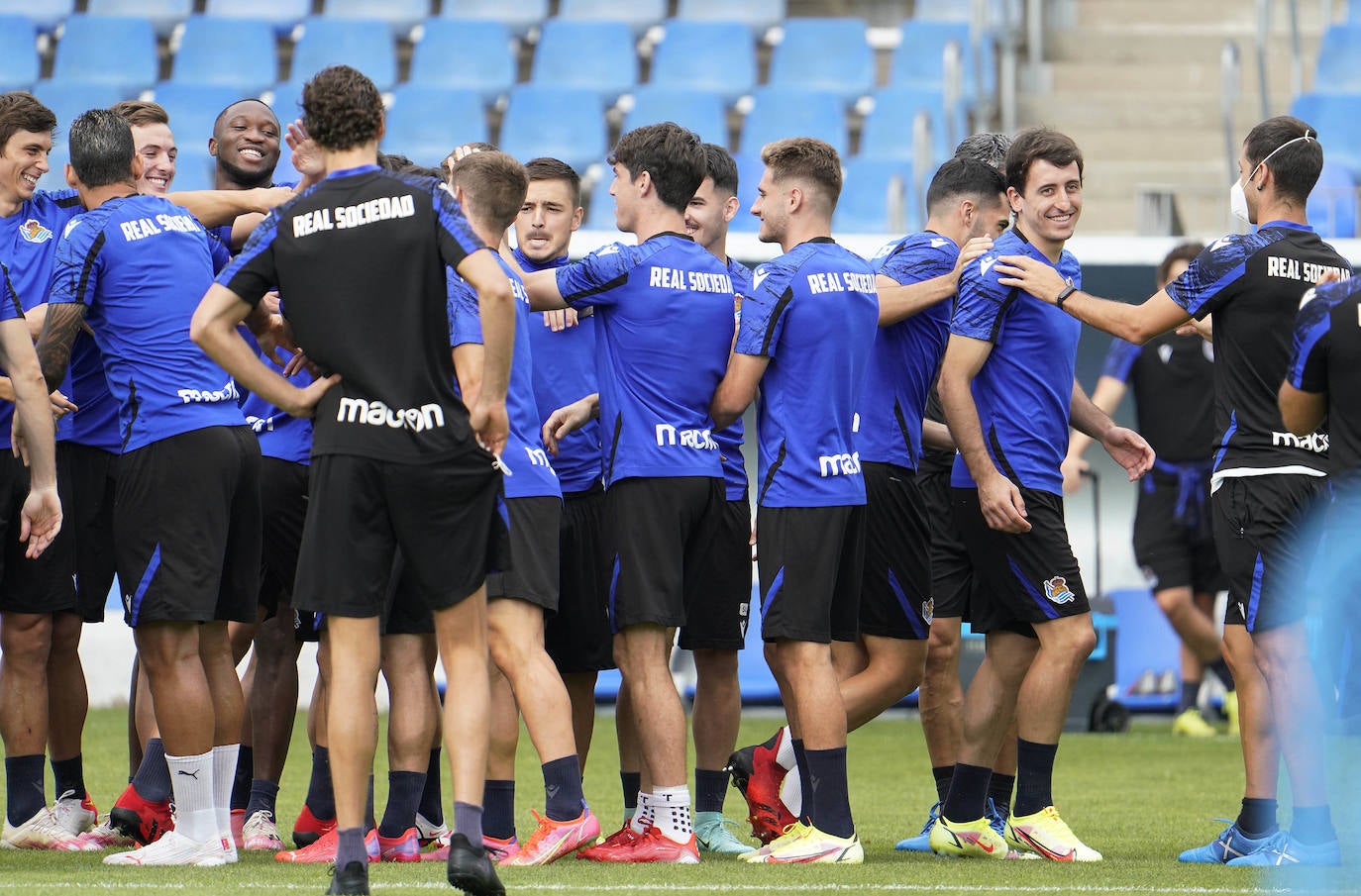 Fotos: Las mejores imágenes del entrenamiento de la Real Sociedad