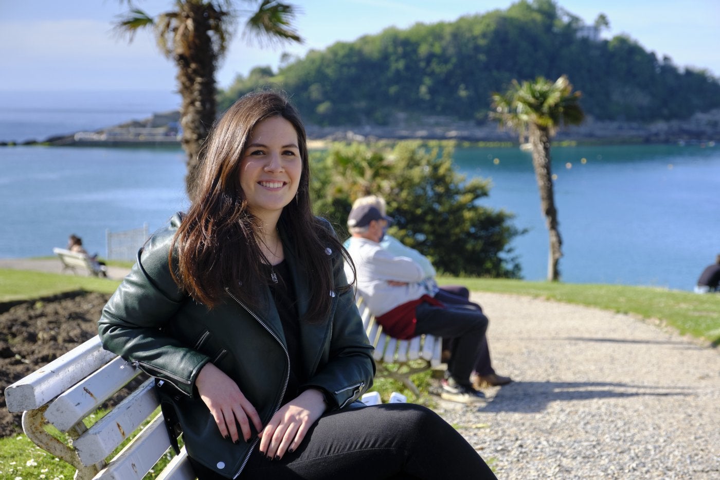 Aitana Agirre milita en EGI, las juventudes del PNV, hace ocho años. 