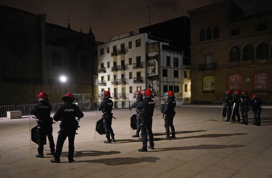 Fotos: Altercados en Donostia