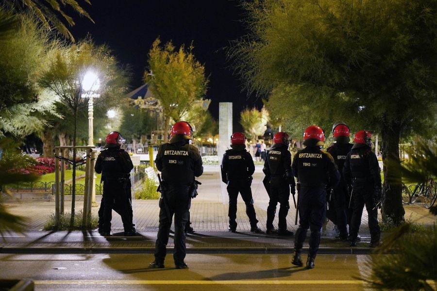 Fotos: Altercados en Donostia