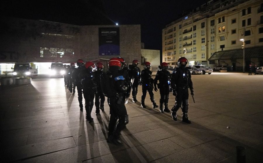 Fotos: Altercados en Donostia
