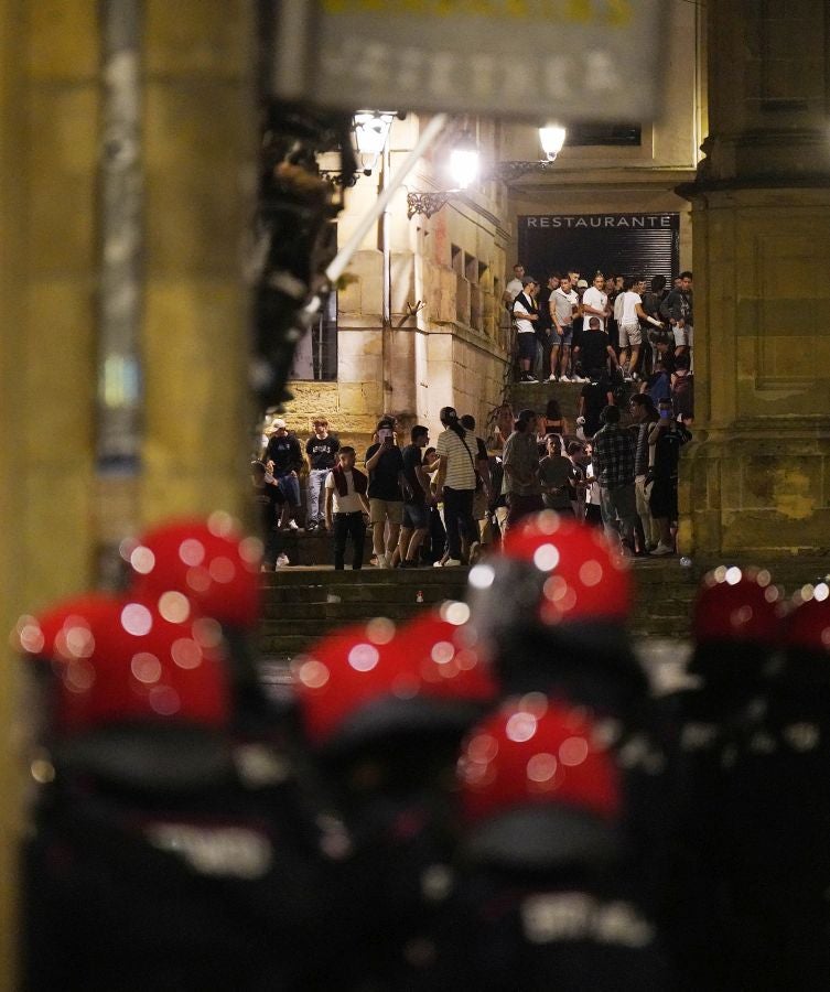 Fotos: Altercados en Donostia