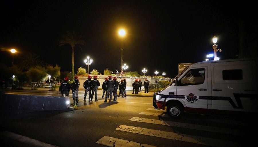 Fotos: Altercados en Donostia