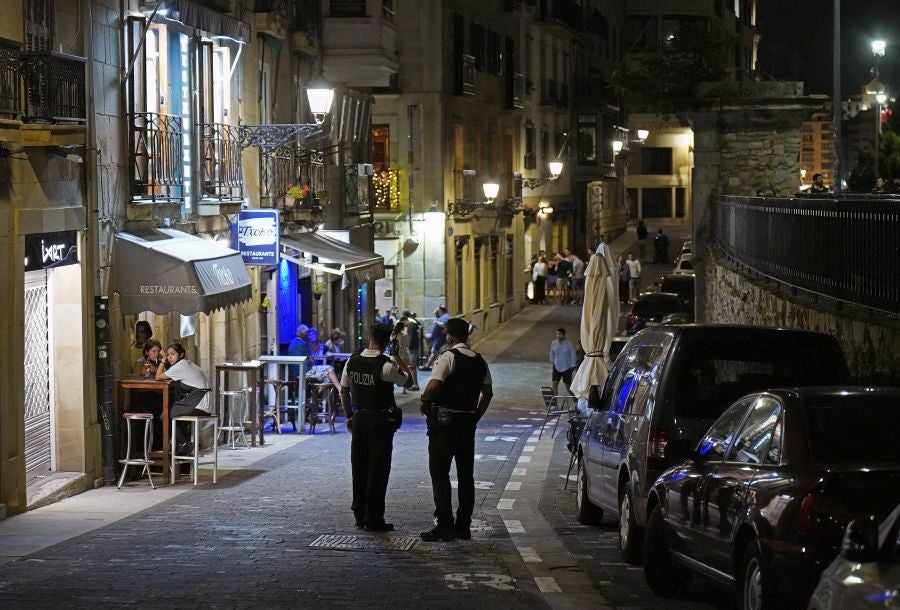 Fotos: Altercados en Donostia
