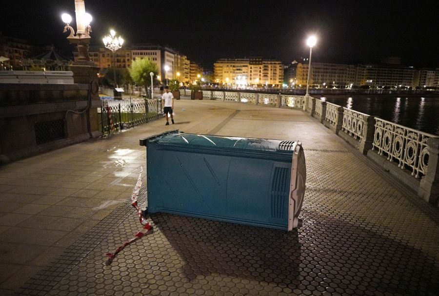 Fotos: Altercados en Donostia