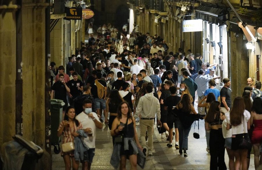 Fotos: Altercados en Donostia