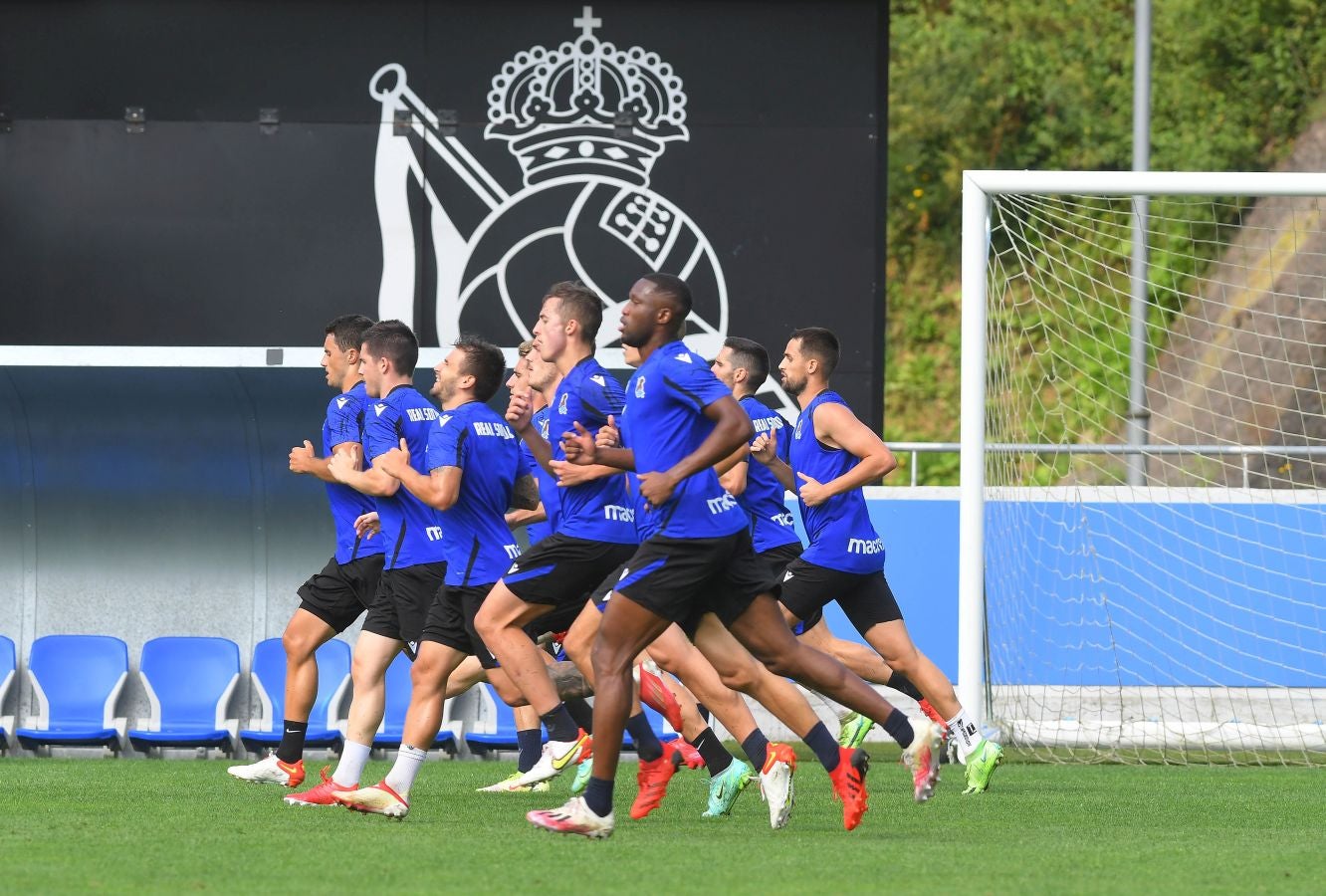 Fotos: Las imágenes del entrenamiento de la Real