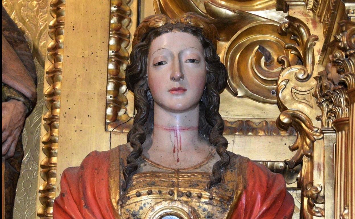 Una de las reliquias que el capitán azkoitiarra Oyararte trajo de Alemania. 