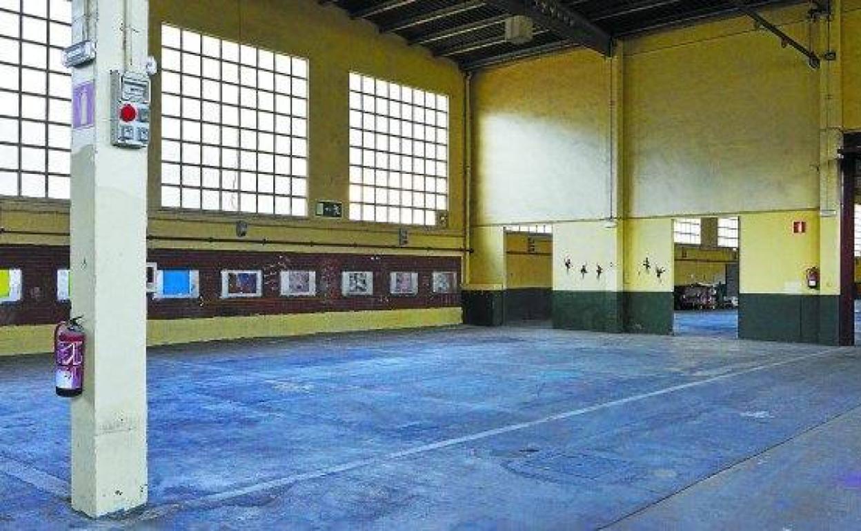 Imagen interior del Ferial,. 