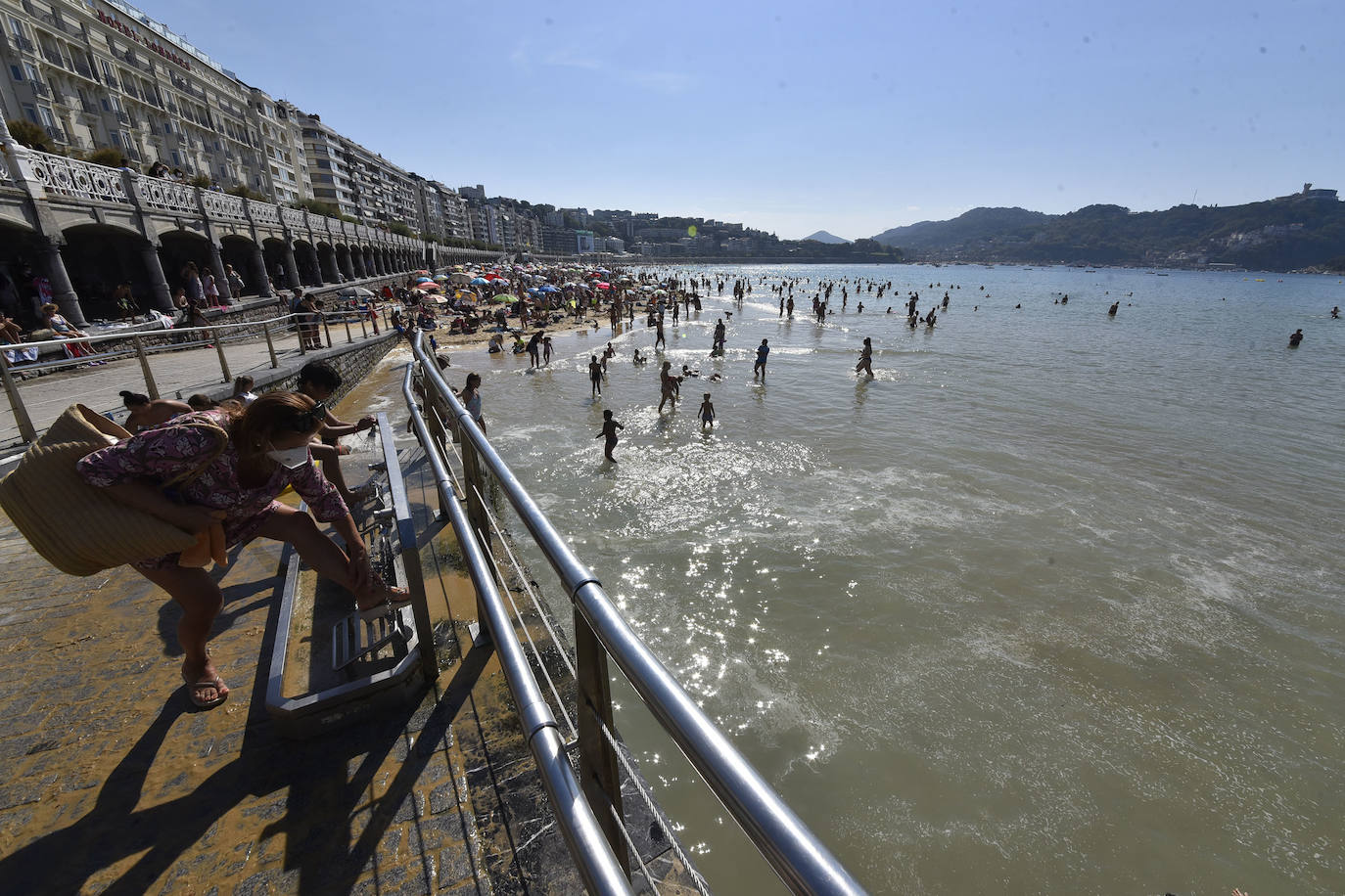 Fotos: Gipuzkoa afronta 72 horas de calor y mañana se activará la alerta amarilla