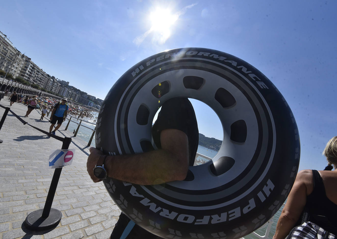 Fotos: Gipuzkoa afronta 72 horas de calor y mañana se activará la alerta amarilla