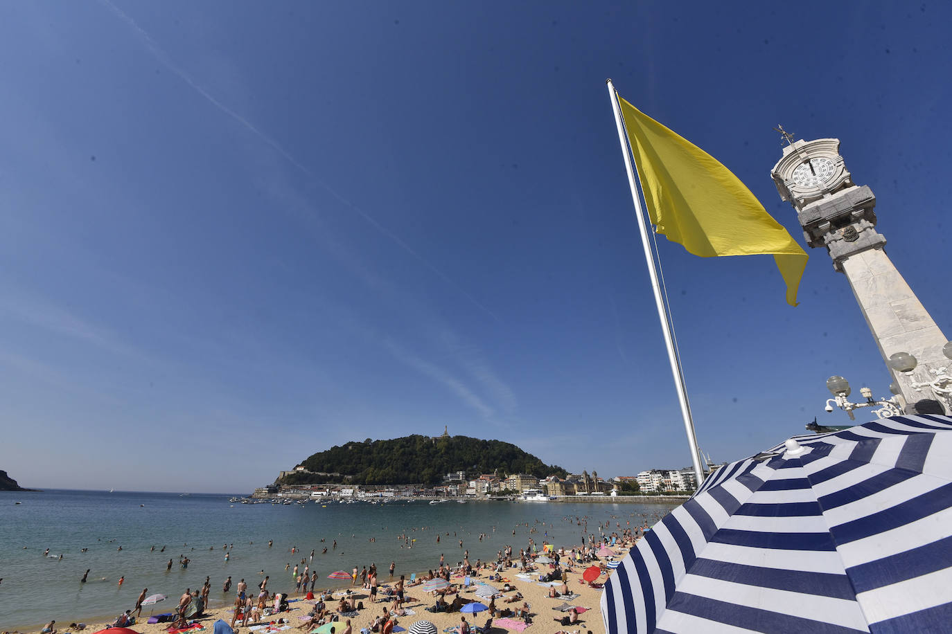 Fotos: Gipuzkoa afronta 72 horas de calor y mañana se activará la alerta amarilla