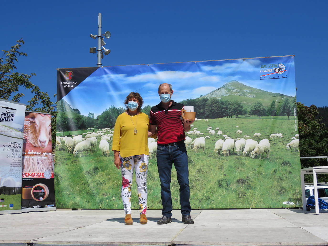 Muñoa, con el galardón de ganador del Concurso de Quesos.