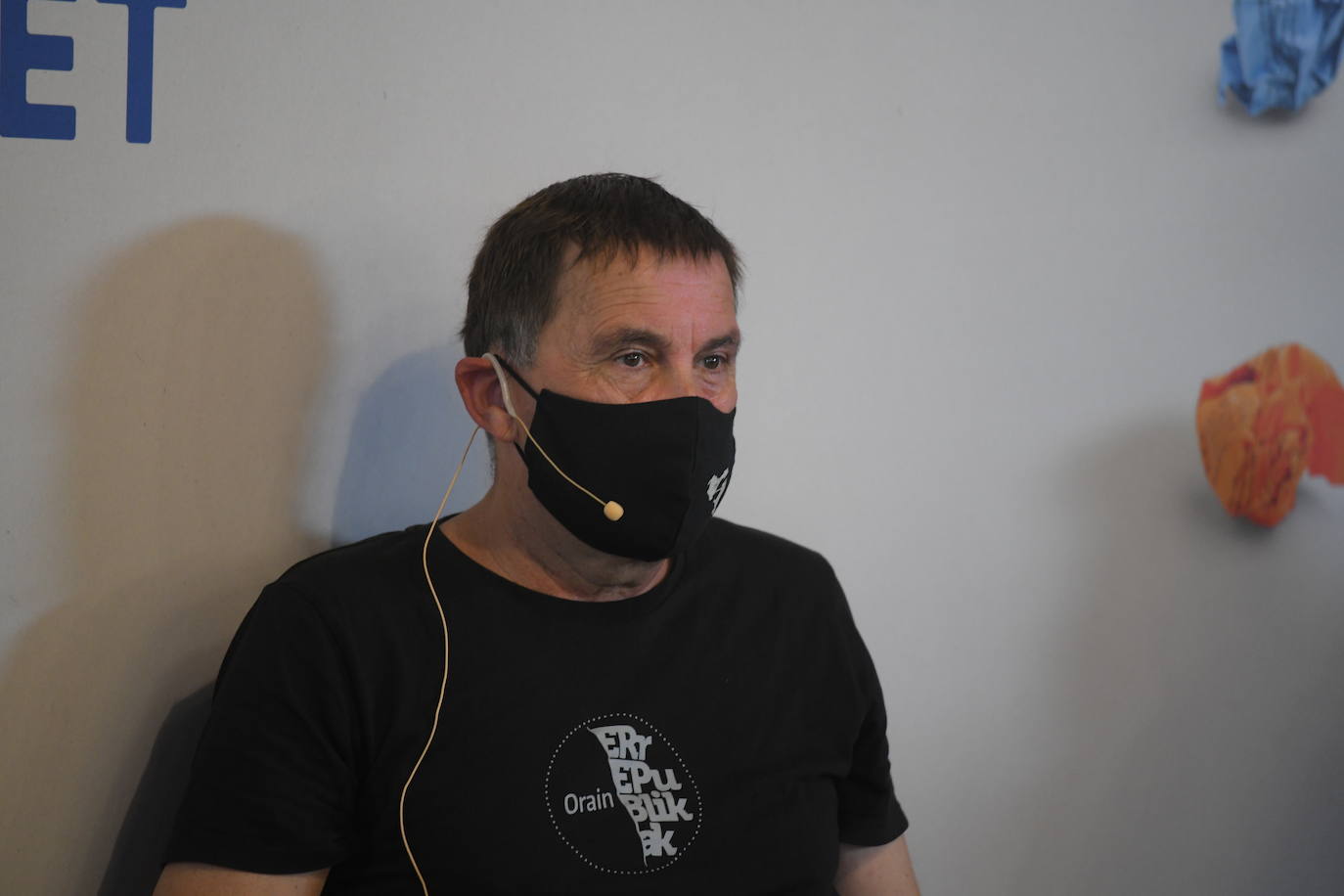 Arnaldo Otegi, este lunes en San Sebastián.