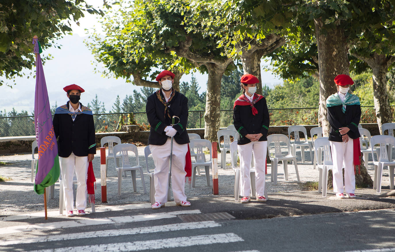 Fotos: Las imágenes de otro 8 de septiembre atípico en Hondarribia