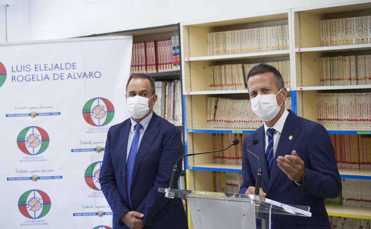 Bildarratz, este miércoles en el inicio del curso escolar.