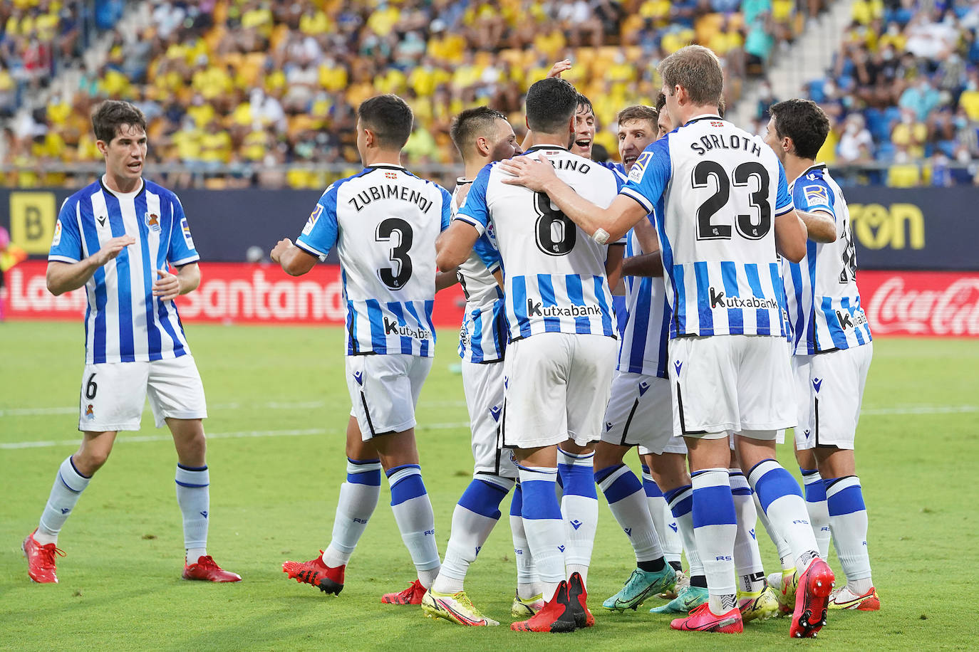 Fotos: Las mejores imágenes del partido entre el Cádiz y la Real Sociedad
