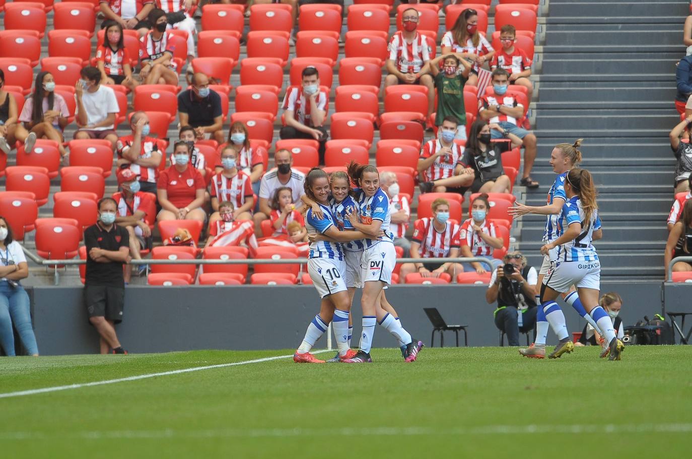Fotos: Las mejores imágenes de la victoria de la Real en el derbi de San Mamés