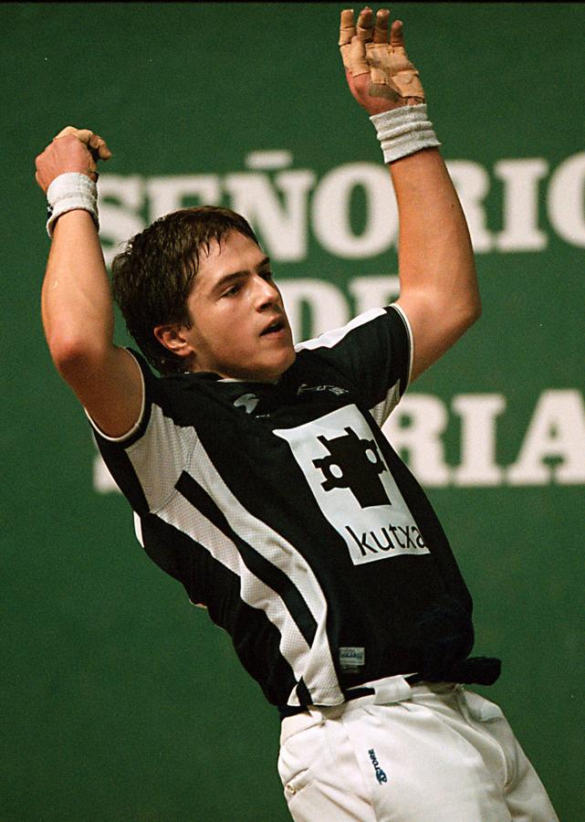 Fotos: Aimar Olaizola y el adiós a una vida en los frontones