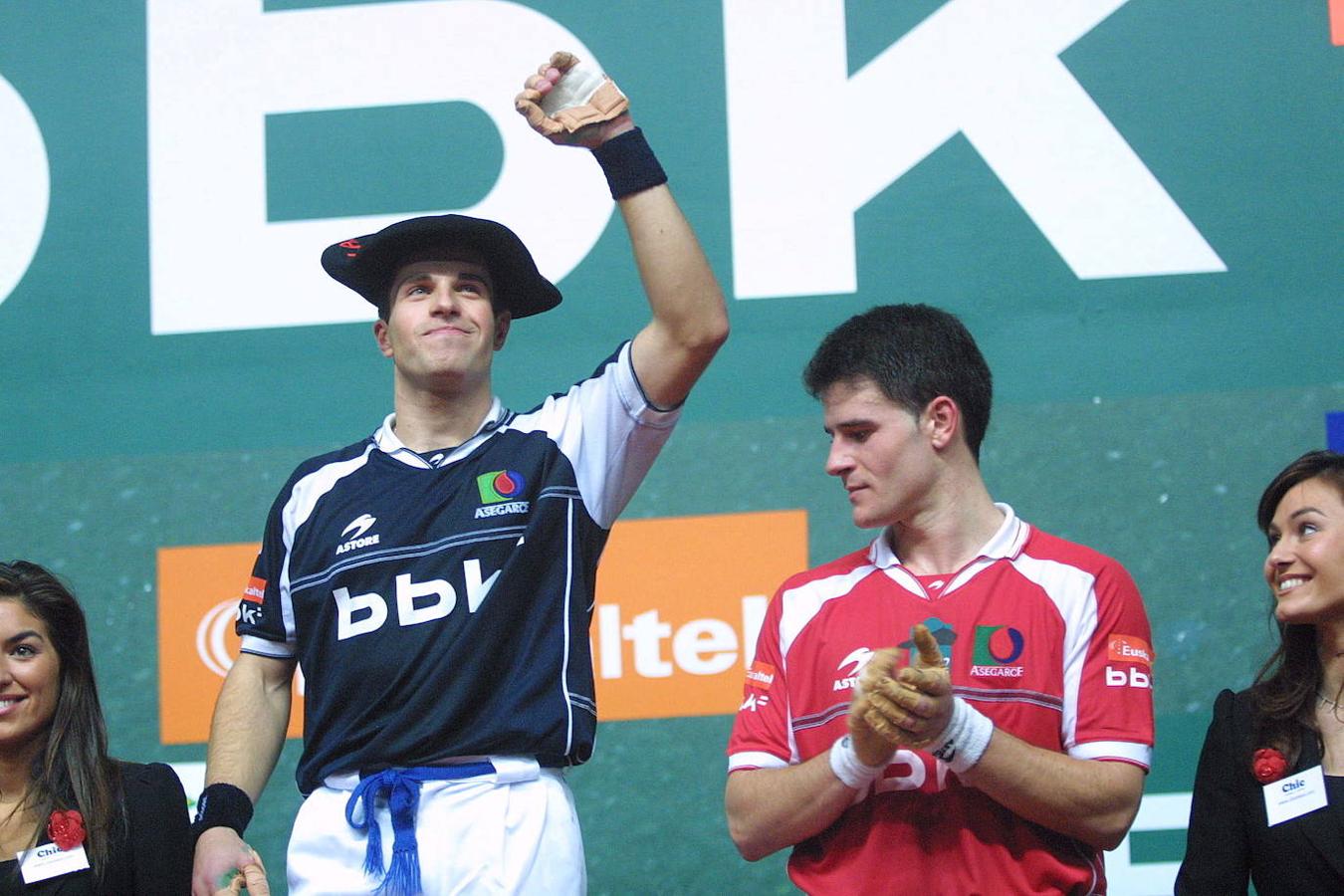 Fotos: Aimar Olaizola y el adiós a una vida en los frontones