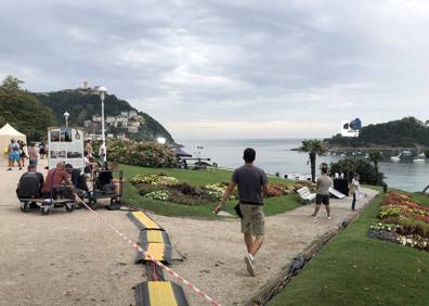 Imagen secundaria 1 - El Palacio de Miramar convertido en plató de televisión 