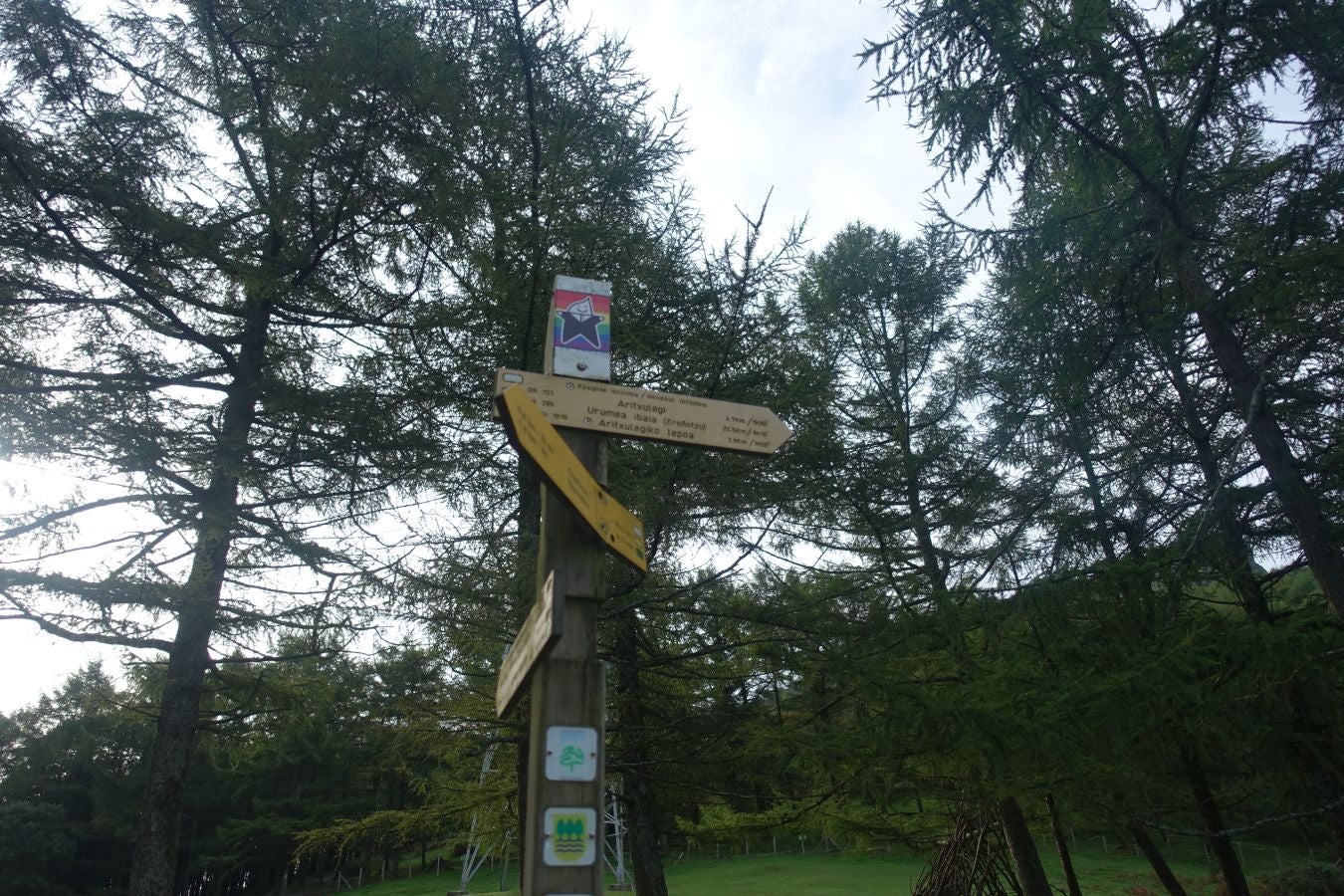 Erroilbide (832 m.), Txurrumurru (823 m.) y Irumugarrieta (806 m.) forman parte de la gran mole que vigila cualquier movimientoen Orasoaldea