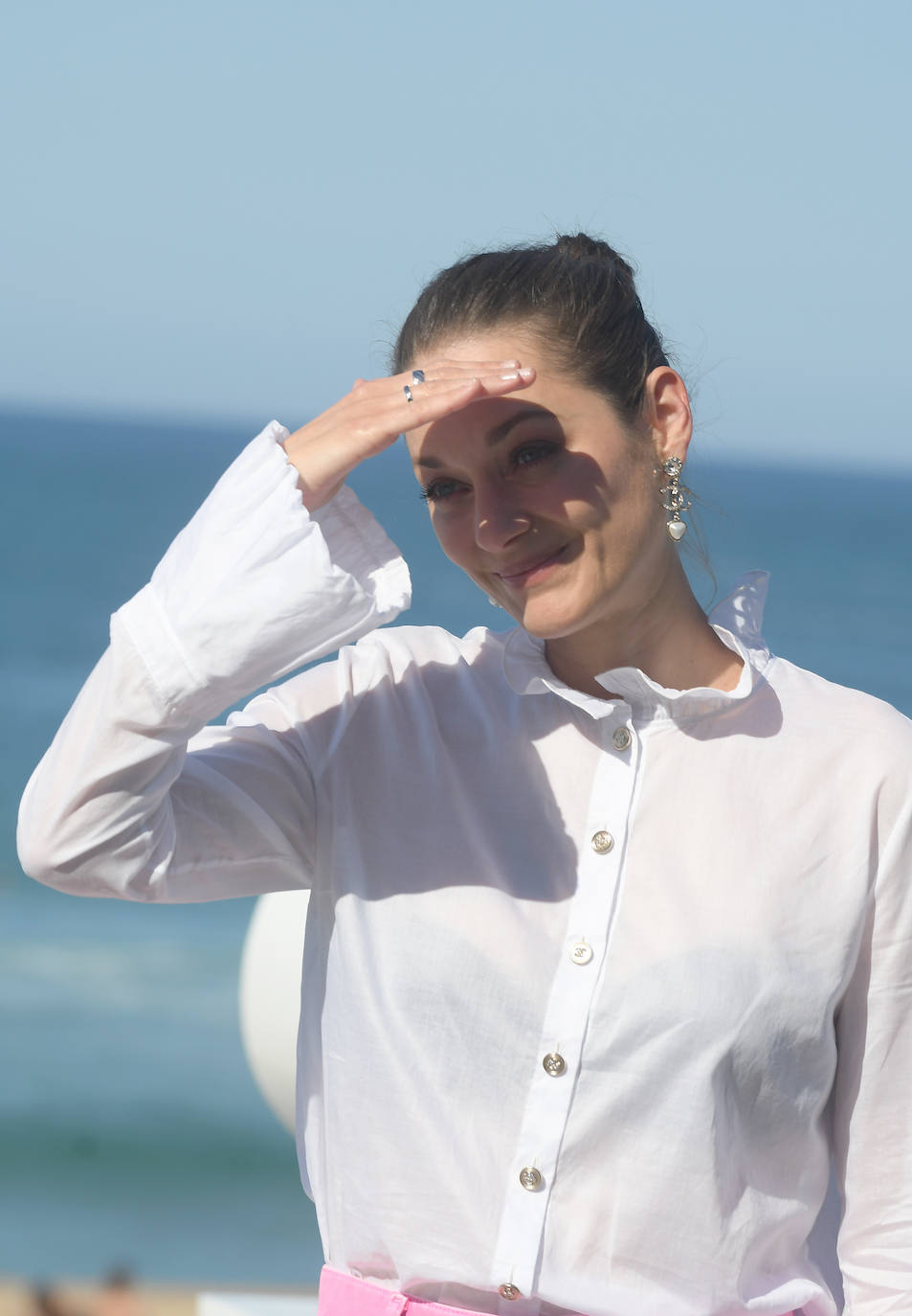 Fotos: Marion Cotillard posa en las terrazas del Kursaal