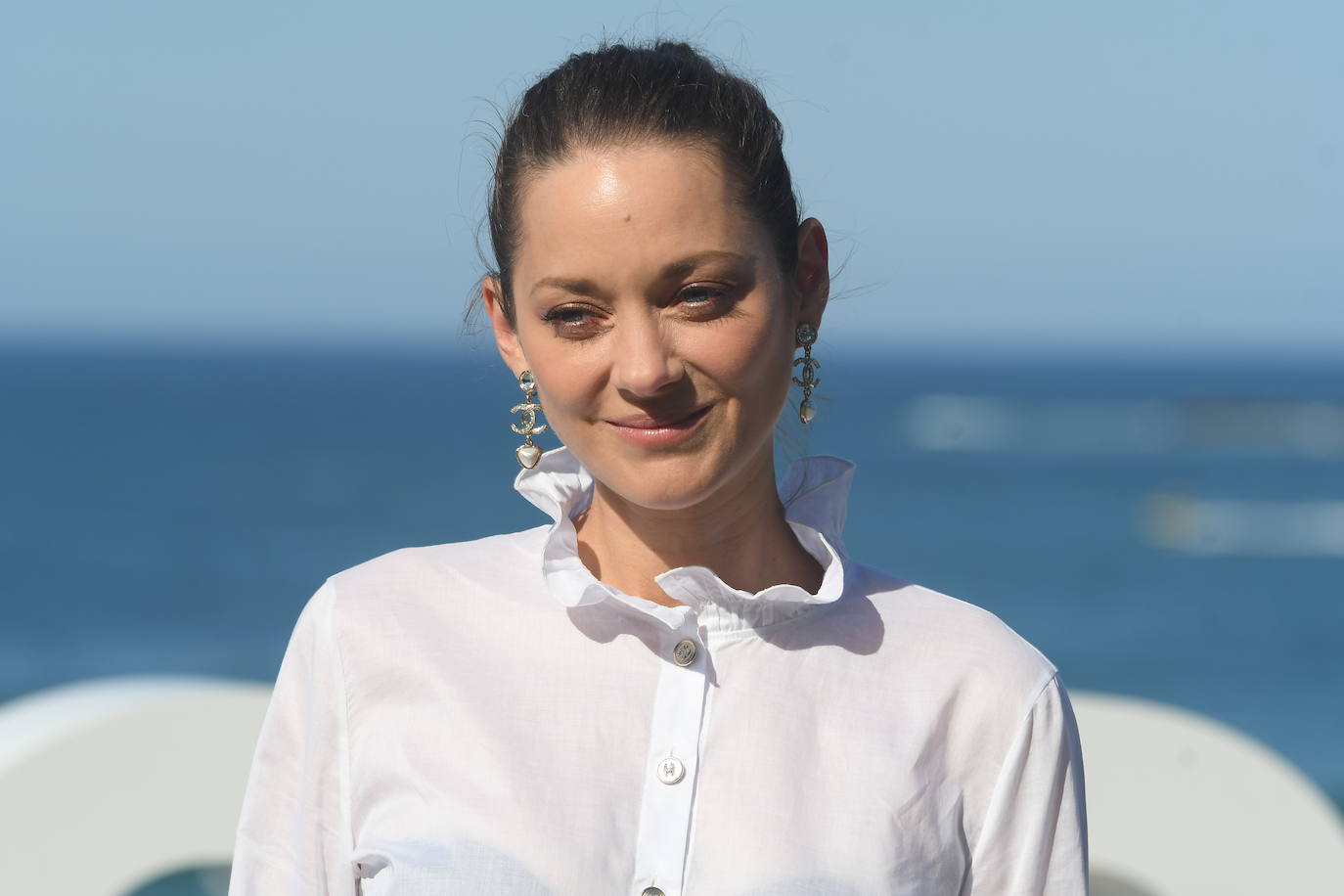 Fotos: Marion Cotillard posa en las terrazas del Kursaal